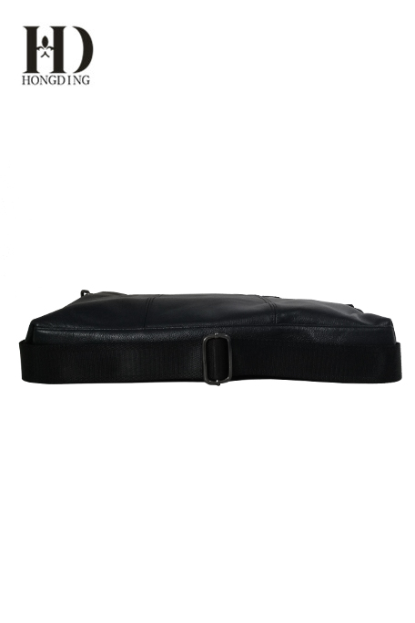 Blue Leather Briefcase PU Leather Shoulder Bag Laptop
