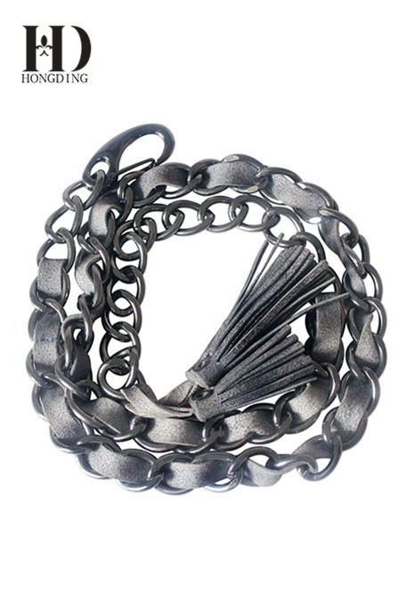 Chain belts for women
